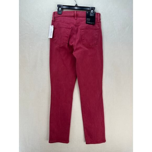 JOE'S WOMEN'S 25 ADELE MID RISE MAJENTUH STRAIGHT PINK JB002934 - Picture 6 of 7